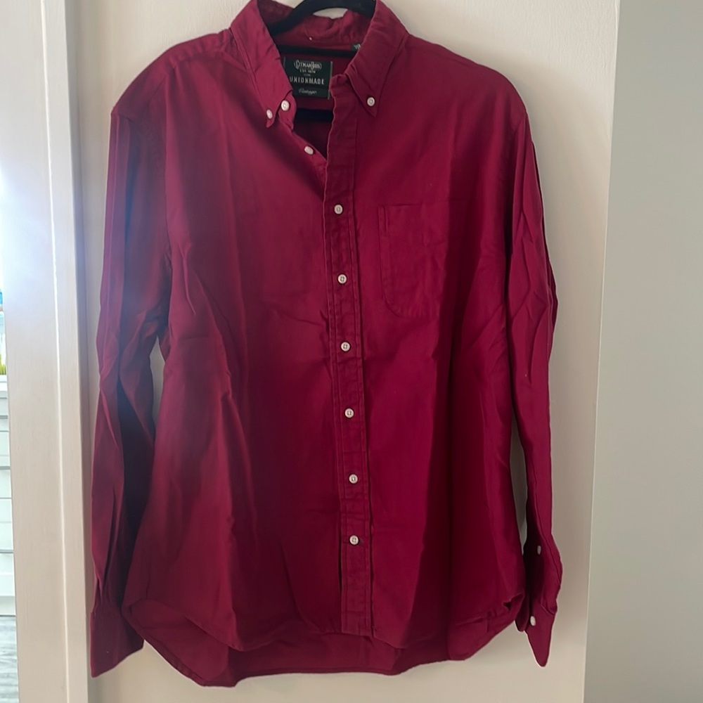 GitmanBros for Unionmade Oxblood Size XL Flannel